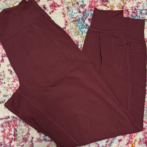 Lululemon Athletica Burgundy Align Jogger Pants